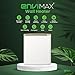 EnviMAX Plug-in Electric Panel Wall Heaters for Large Rooms, 1000 Watts, 24/7 Heating w/Safety Sensor Protection, Patented Quiet Fan-less Design, Easy 2-Min Install, Indoor Space Heater, Made in USA