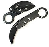 GOLDENSUN 6' Mechanical Folding Karambit Pocket Knife EDC Tactical Claw Survival Blade
