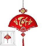 Souvenir de Célébration Significatif : Spécialement créées pour le Nouvel An , ces décorations offrent une occasion d'exprimer votre attention et votre affection. Votre cadeau se démarquera ainsi par son caractère à la fois sentimental et parfaitement adapté aux festivités saisonnières et aux traditions du Nouvel An Chinois.