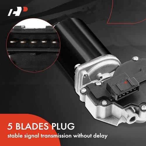 Image of A-Premium Front Windshield Wiper Motor Compatible with Volvo XC90 2004-2014, Sport Utility, 5-Pin