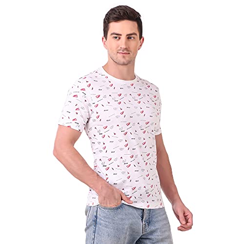 Image of Stories.Label Cotton Printed T-Shirts for Men in Regular Fit and Round Neck