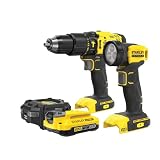 STANLEY FATMAX V20 18V Cordless Drill and Flashlight Combo Kit with 2.0Ah Lithium Ion Battery