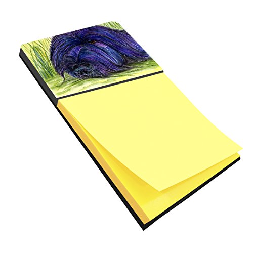 Caroline's Treasures SS8520SN Briard Refillable Sticky Note Holder or Postit Note Dispenser, 3.25 by 5.5", Multicolor