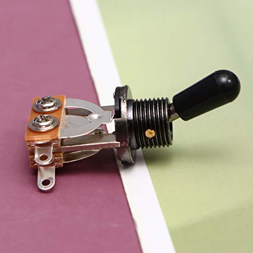 Milisten 3-weg schakelaar pick-up elektrische gitaar selector schakelaar (goud) M Zwart - Image 4
