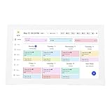 Dpofirs 15.6インチデジタルカレンダー雑用チャートWiFi、32GB内蔵、食事計画、ToDoリスト、壁タッチスクリーンスマート電子カレンダー、インタラクティブな家族スケジュール用 (米国プラグ)
