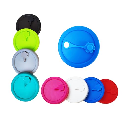 Mason Jar Lids, Wide Mouth Mason Jar Lids, Leak-Proof Lids for Mason Jars, Set of 8