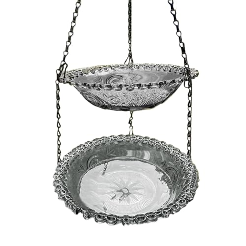 Bains d'oiseaux pour Extérieur, Bol à Eau pour Oiseaux, Accessoires pour Animaux - Mangeoire, Abreuvoir, Bassin pour Jardin, Pergola, Terrasse, Balcon, Extérieur et Intérieur