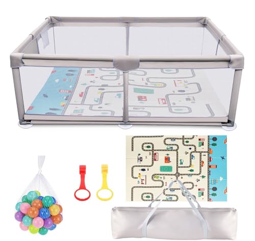 Laufstall Baby, Laufstall 120x180cm, Laufgitter Baby mit...