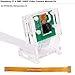Produktbild MakerHawk Raspberry Pi Kamera 5 Megapixel 1080p / 30fps 65 Grad Betrachtungswinkel 5MP Mini-Kamera-Videomodul mit Acrylhalter und FFC-Flexkabel für Raspberry Pi 4B / 3B + / 3B / Zero / Zero W
