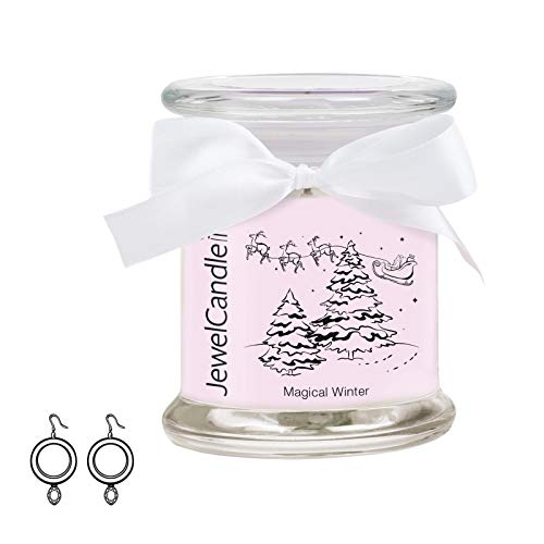 JewelCandle "Magical Winter Duftkerze mit Überraschungsschmuck, silberfarben Cover