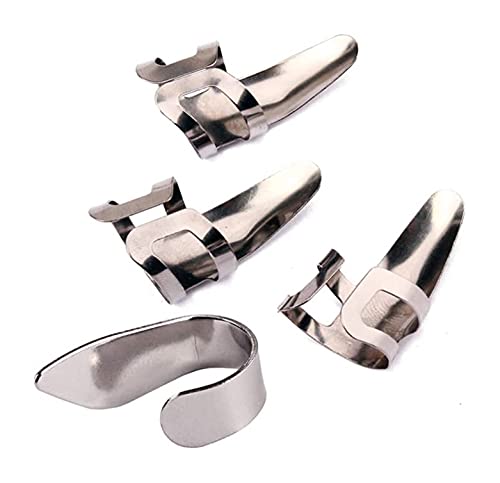 Lot de 4 médiators en métal pour guitare acoustique, banjo, ukulélé (doré argent) (couleur : argent) - Les Beatles, Paul McCartney, John Lennon, RIngo Starr, George Harrison Lot de 4 médiators en métal pour guitare acoustique, banjo, ukulélé (doré argent) (couleur : argent) – Image 6