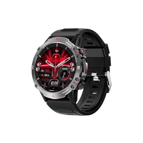 XO J7 Akıllı Saat; IP68 Su Geçirmez, Bluetooth 5.2, Nabız Ölçer, Kalp Atış Ölçer, Telefonla Konuşma, Adım Sayar, Kalori Takip, Müzik Kontrol, 410 mAh (Siyah), 1.43 inç AMOLED Ekran