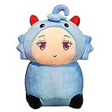 CALEMBOU Anime Plush Pillow Ganyu Cocogoat Plushie 12' Soft Stuffed Goat Plush Home Decoration Collectible Birthday for Fans