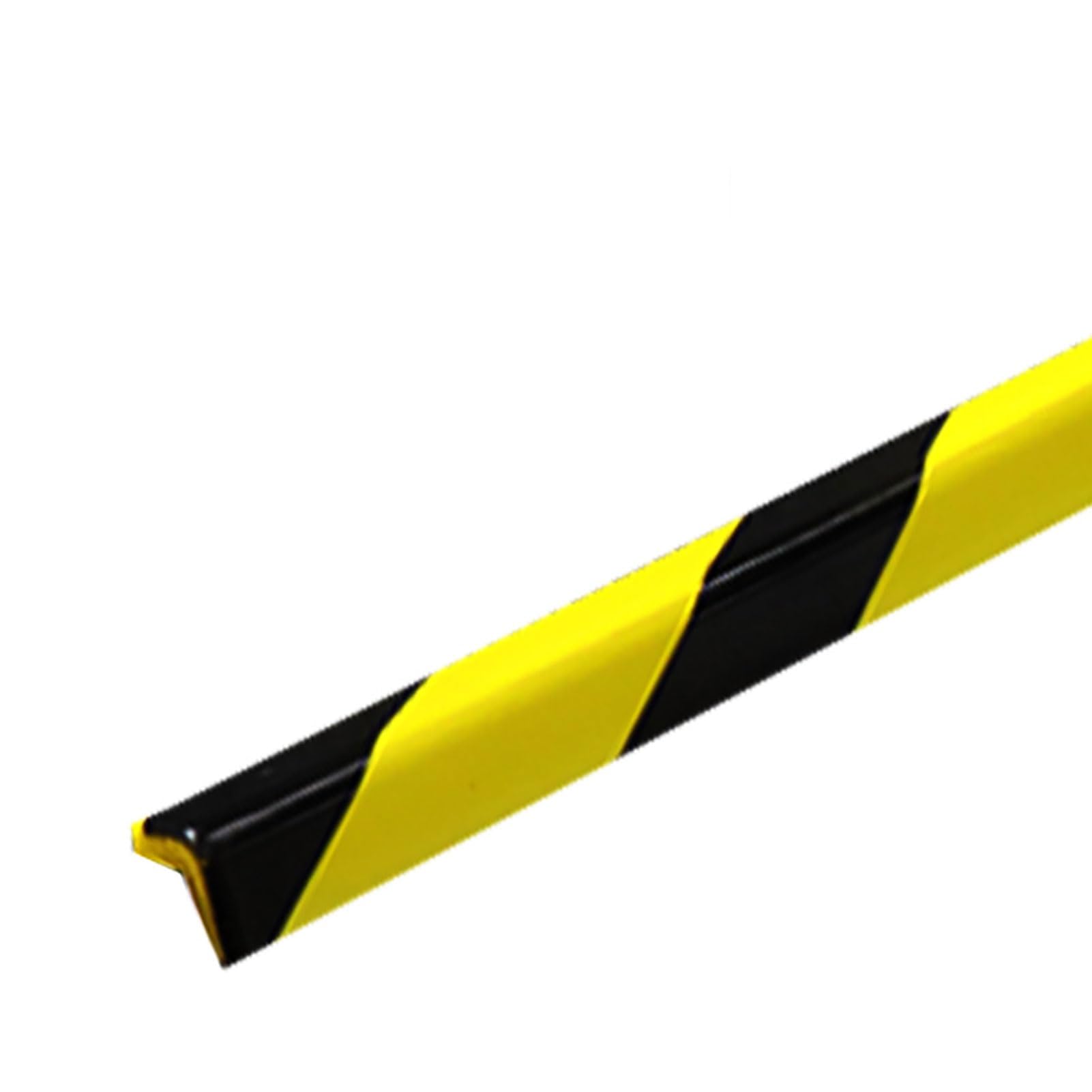 39" Foam Edge Protector, High-Visibility Self Adhesive Corner Guards With Black Yellow Stripes, Foam Safety Edge Protection Bumpers For Wall, Stair, Garage, Warehouse(Small L-shaped,10PCS)