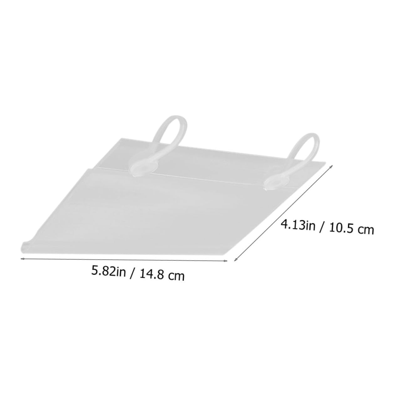 TOPBATHY Porta Etichette Prezzi Design Semplice e Chiaro 40 Pezzi in Pvc Trasparente per Esposizione e Pubblicità su Scaffali e Supermercati