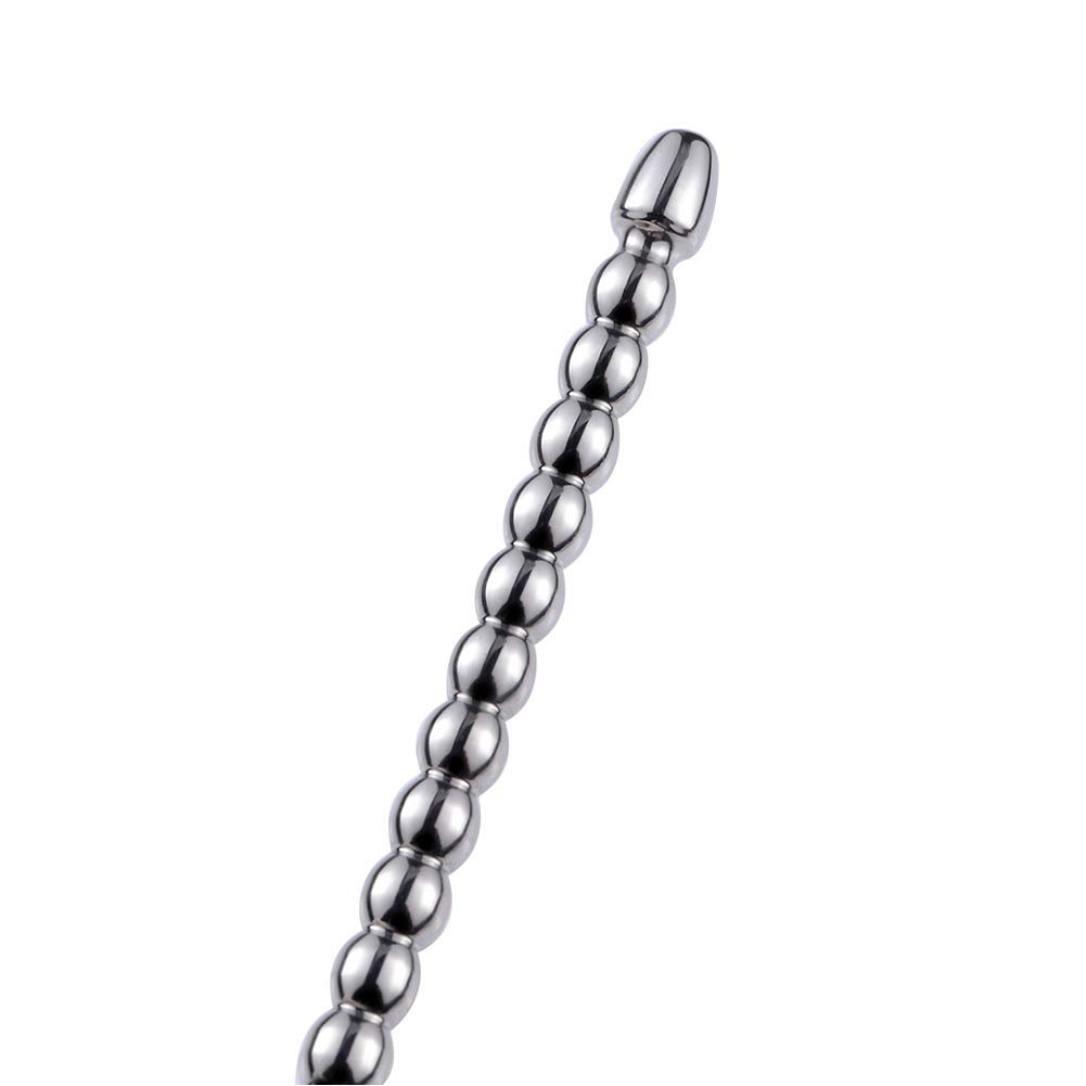 Plug uretrale Perline in acciaio inossidabile Plug dilatatore del pene Sonde uretrali Masturbazione maschile per principianti e professionisti Roluck