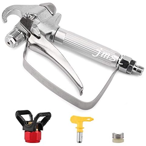 Airless Paint Spray Gun 818 with 517 tip and Tip Guard fit More Paint Sprayer Cover