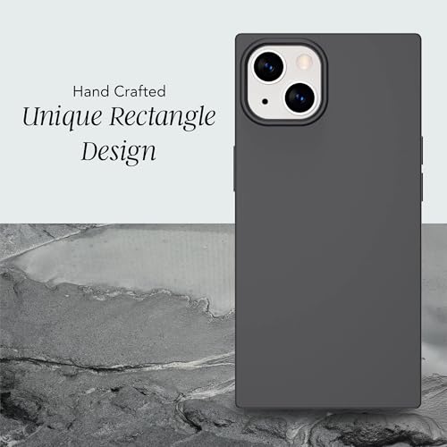 Image of COCOMII Rectangle for iPhone 14 Plus /15 Plus Case, Matte Graphite Silicone