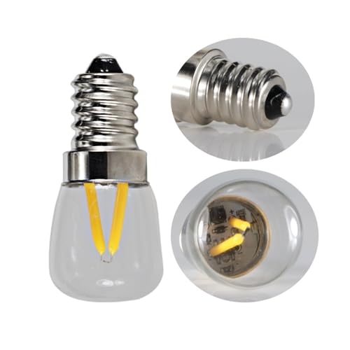 Bombilla LED E12 T22 de 1,5W y AC220V Fengyan Lighting en paquete de 4 unidades