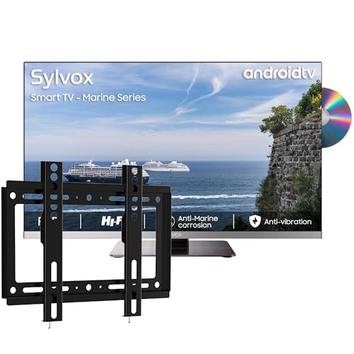 Téléviseur 12V Camping et Voyage SYLVOX 22 Pouces Smart TV FHD avec Lecteur DVD