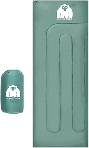 Blackpongo Saco de dormir ultraligero  Sobre ligero portátil, impermeable, cómodo con saco de compresión  Ideal para viajes de 3 estaciones,