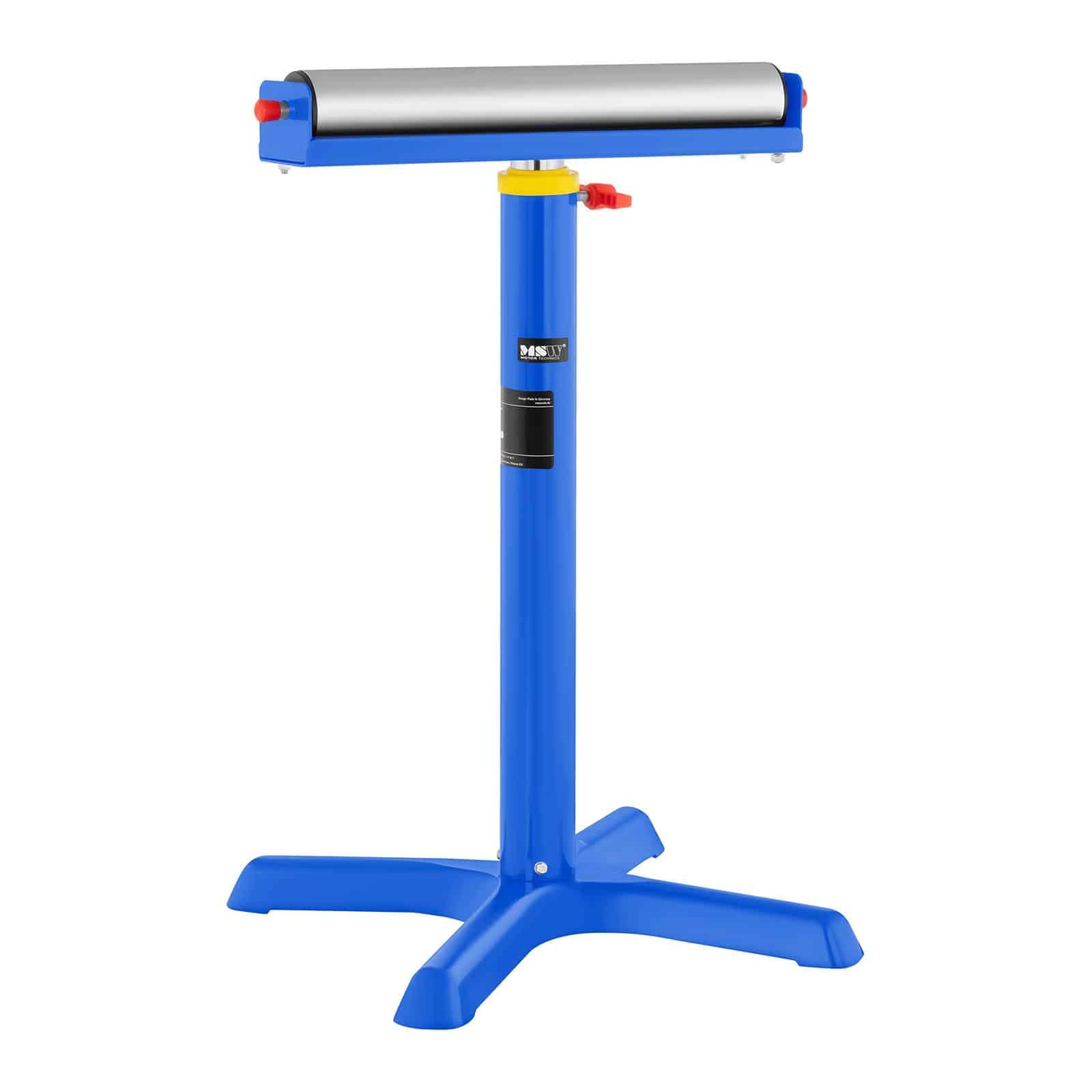 MSW Soporte De Rodillo Para Taller MSW-RT-80 (Altura: 70-116 cm, Capacidad De Carga Hasta 80 kg, Puede Combinarse Con Otros Soportes)