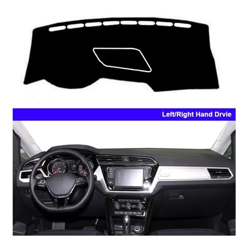 Funda para salpicadero de coche Touran MK2 alfombrilla interior 2016 2020 2