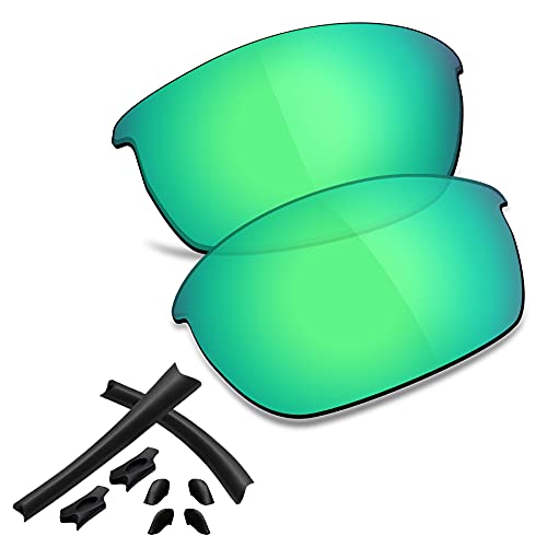 Image of Polarized Replacement Lenses & Rubber Kits for Oakley Flak Jacket OO9009 Sunglass