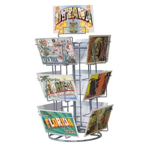 GERSO Thekenständer Postkartenständer für Postkarten 12 Motive...