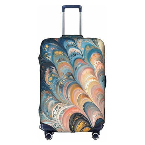 intricate swirling Elastic Travel Luggage Cover Travel Suitcase Protective Cover