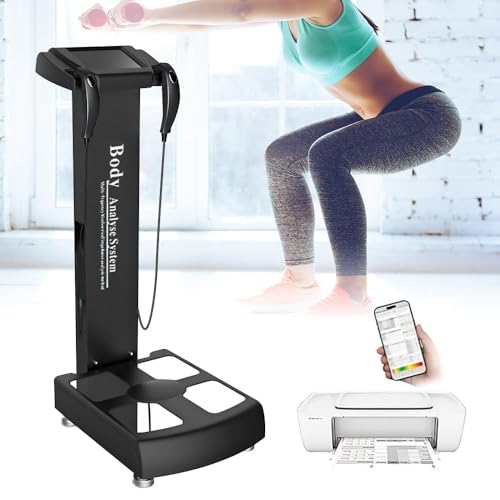 Smart Body Composition Scale Advanced Fat Analyzer with Printer 25 Measurements 8-Sensor BIA Technology Accurate Health Tracker for