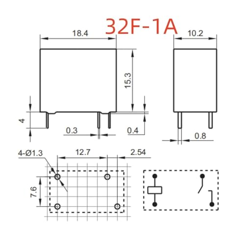 Relé SCH-32F-1A-12SQ para reparar placas electrónicas con fallos de encendido 2