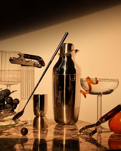 Craighill Conjunto de Coqueteleira Mescola - Conjunto de Utensílios de Bar de Aço Inoxidável Premium