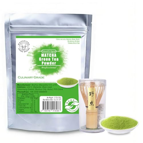 Té Matcha Orgánico 1000 g con Batidor de Bambú miniatura 1