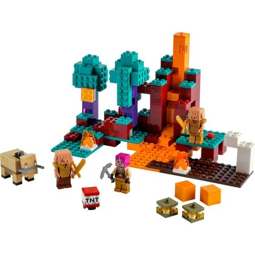 21168 Minecraft La Warped Forest - Lego - Immagine 3