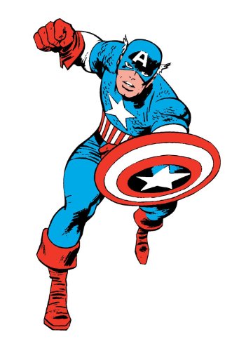 Preisvergleich Produktbild RoomMates "Marvel Classic Captain America Wandtattoo