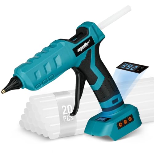 Image of Upgraded Cordless Hot Glue Gun Compatible with Makita 18V Battery Digital