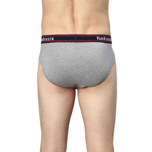 Image of Van Heusen Cotton Men Colour Fresh Briefs - Pack of 1 - Durable Elasticized Waistband, Ultra Soft