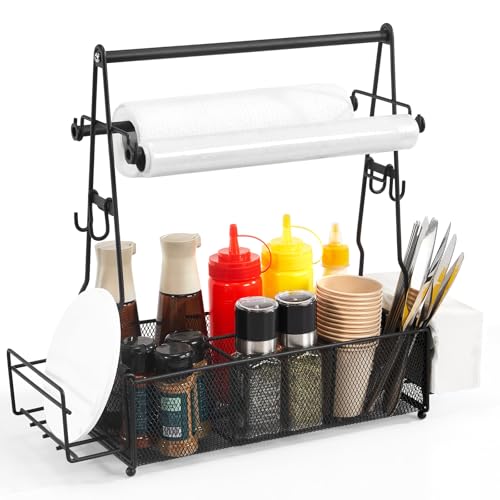 ICOHOT Grill Caddy, BBQ Caddy with Paper Towel Holder and