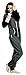 Skylinewears Women's Fleece Non-Footed One Piece Onesie Adult Hooded Pajamas Ladies Jumpsuit Char-Black M