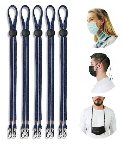 LANNYS Maskenkette, einstellbarer Maskenhalter, Maskenband für...