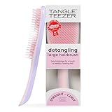 Tangle Teezer Ultimate Detangler Hairbrush for Wet & Dry Hair, Eliminates Knots & Reduces Breakage for Long, Thick, & Curly Hair Types, Large, Pink & Purple