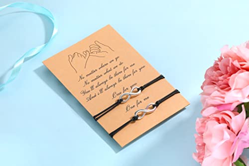 Morniface Bestie Infinity Bracelets， Friendship Forever Distance Bracelets Birthday Gifts For Women Girls #TOP1