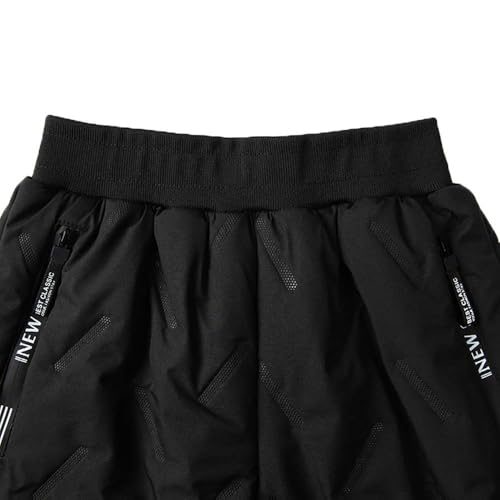 Boys Girls Fleece Joggers Trousers Kids Casual Warm Sweatpants Windproof Elastic Waist Sports Trousers3