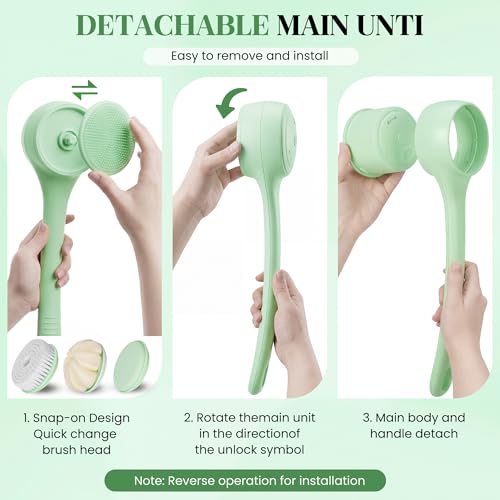 Electric Body Brush Back Scrubber - 50% Off with Code 2HX4AHDG