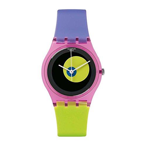 Multicolor Silicone Strap SWATCH CIRCLE IN A CIRCLE