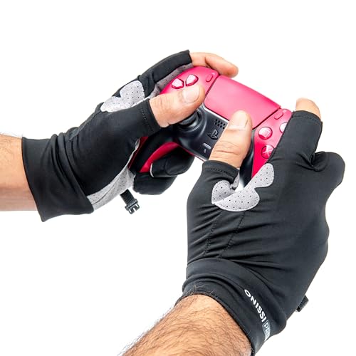 ONISSI Pro Gaming Gloves for Sweaty Hands | Sim Racing Gloves | Gamer Grip for PS4/ PS5/Xbox/PC/VR/Mobile/Sim Racer