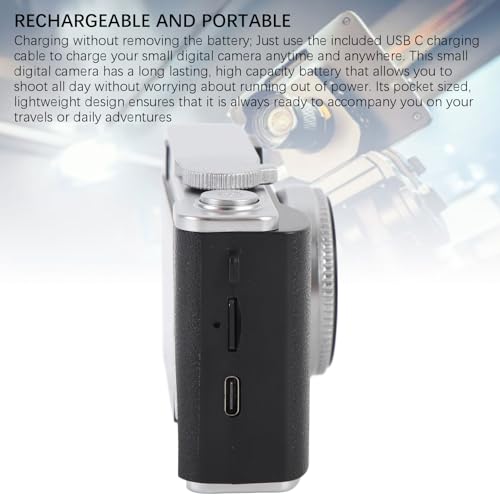 Cámara digital compacta portátil 4K con zoom 16X 32GB miniatura 7