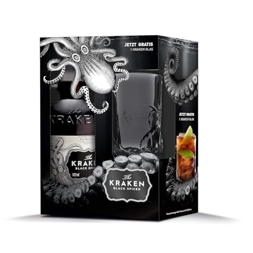Kraken Black Spiced Rum | In der Geschenkverpackung | Mit einzigartig-würzigem Geschmack | 40% vol. | 0 7 l
