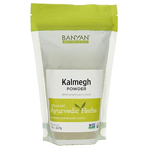 Banyan Botanicals Organic Kalmegh Powder - Andrographis paniculata - 1/2 lb - Bitter Herb for Immune Health and Respiratory Support*- Non-GMO Sustainably Sourced No Additives or Fillers Vegan